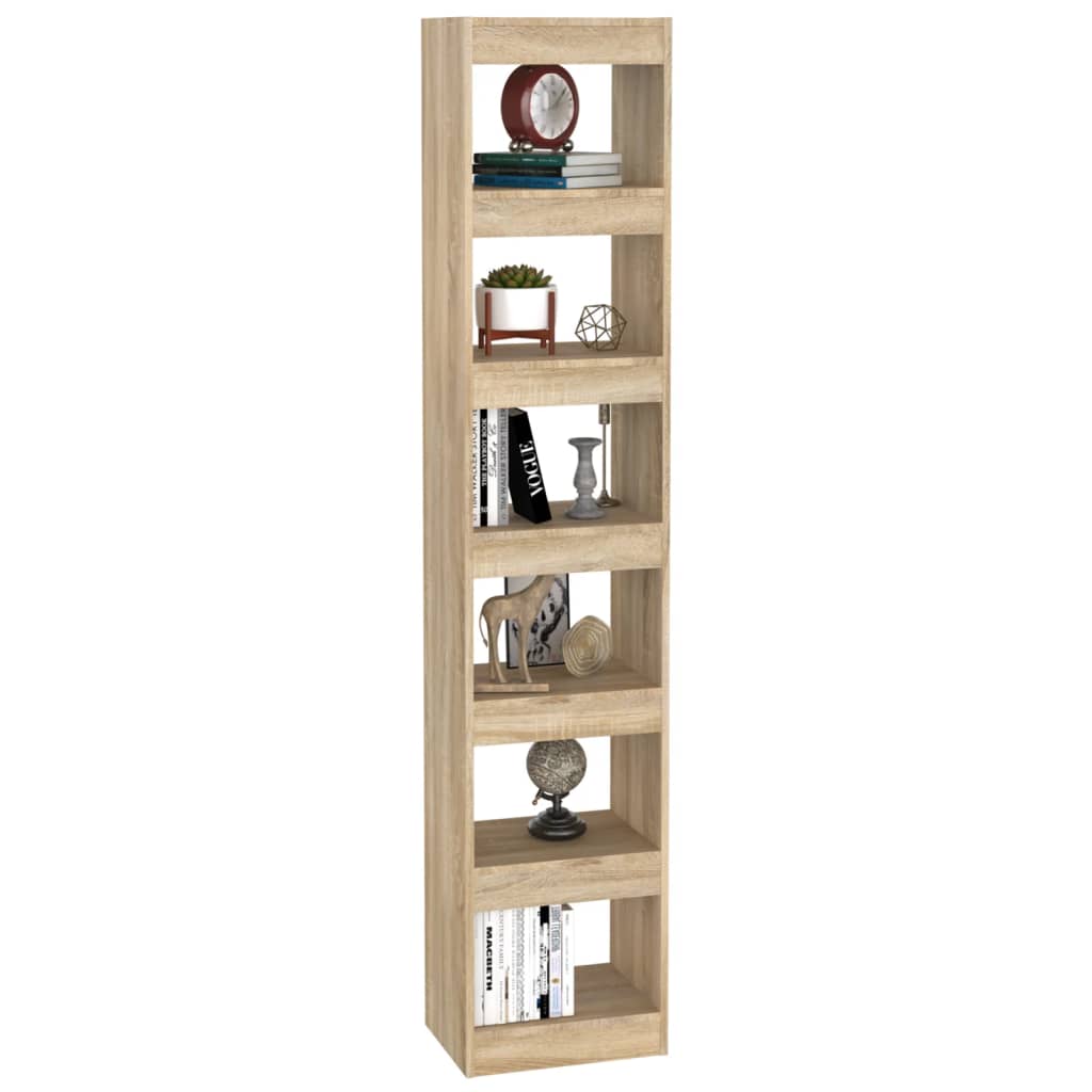 Bokhylla Sonoma Ek Rumsavdelare 40x30x198 cm