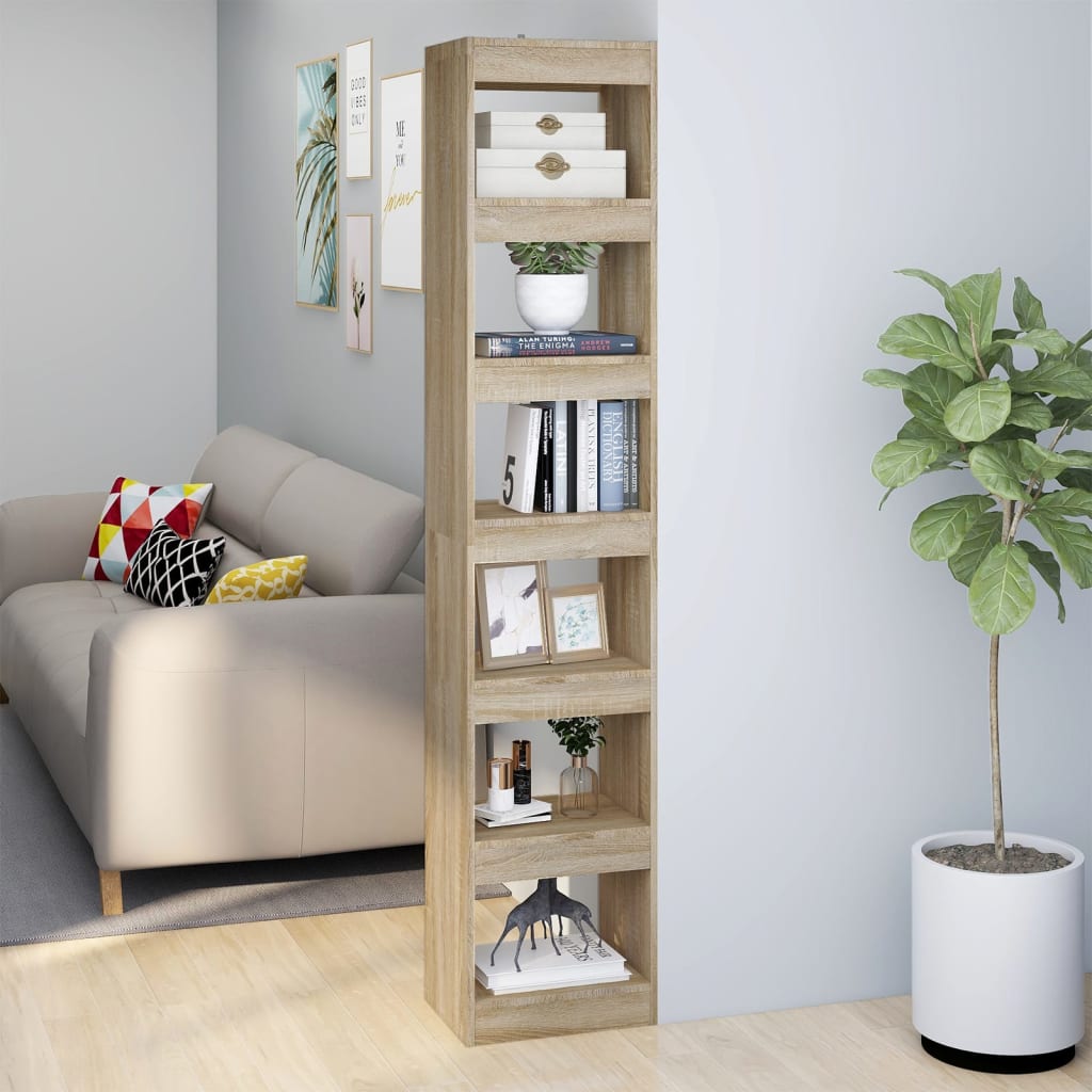 Bokhylla Sonoma Ek Rumsavdelare 40x30x198 cm