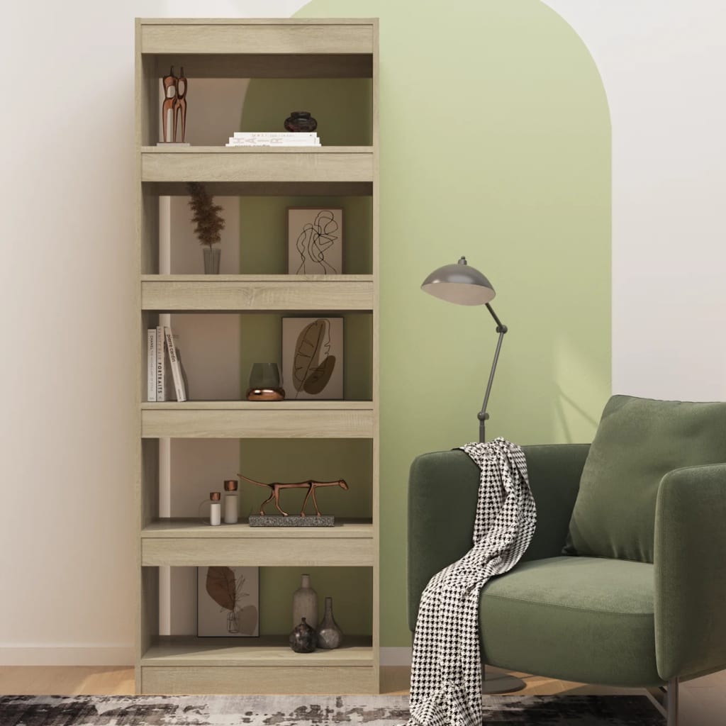 Bokhylla Sonoma Ek Rumsavdelare 60x30x166 cm
