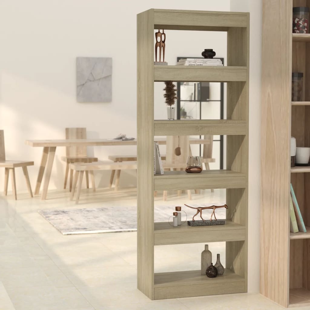 Bokhylla Sonoma Ek Rumsavdelare 60x30x166 cm