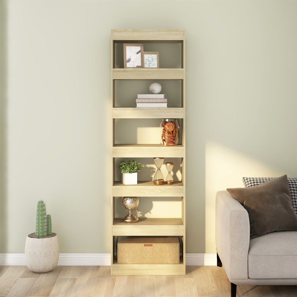 Bokhylla Sonoma Ek Rumsavdelare 60x30x198 cm