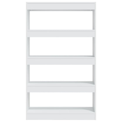 Bokhylla Vit Rumsavdelare 80x30x135 cm