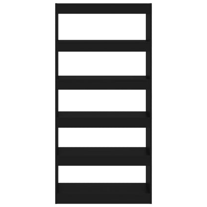 Bokhylla Svart 80x30x166 cm