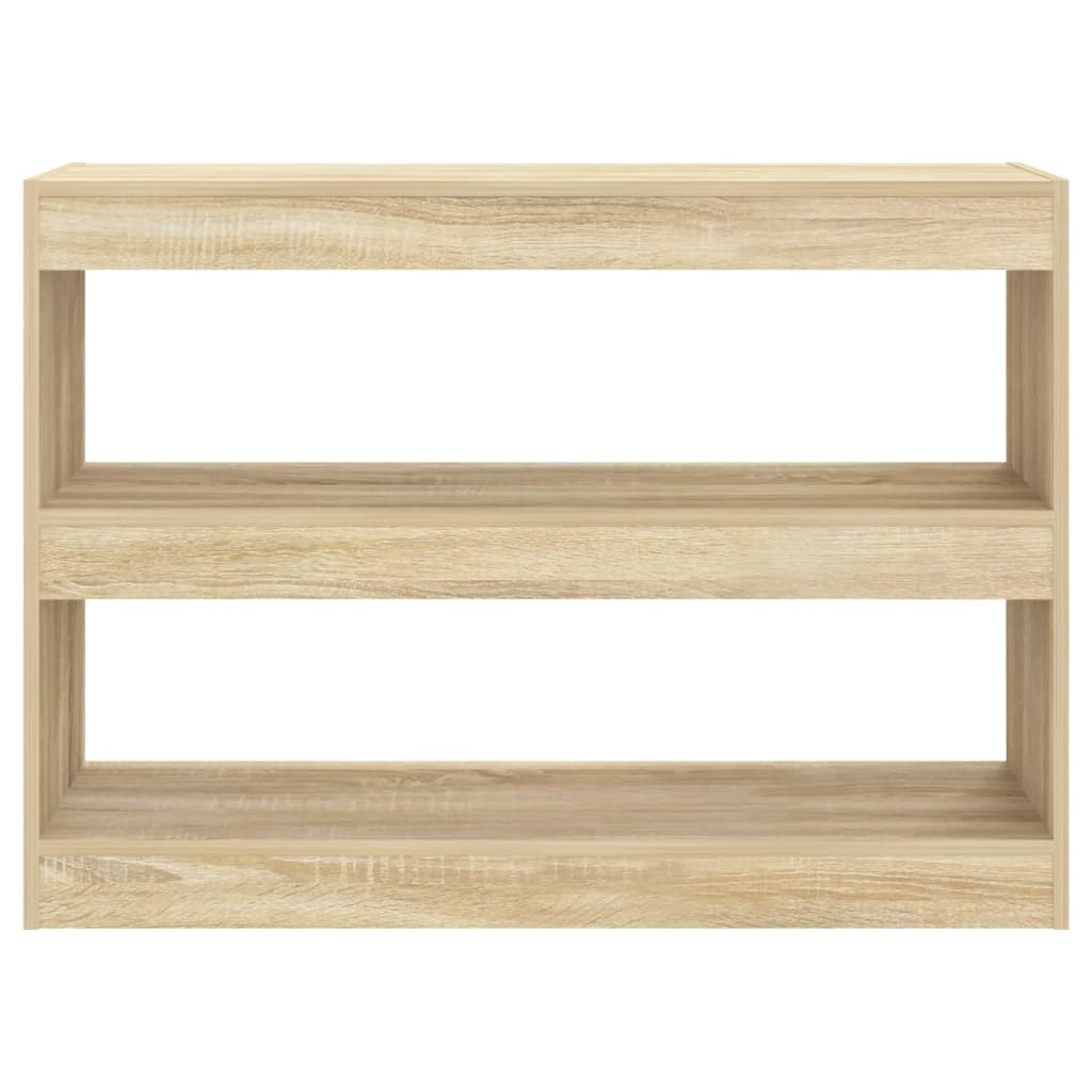 Bokhylla/Rumsavdelare sonoma-ek 100x30x72 cm