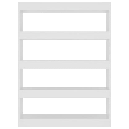Bokhylla Vit Rumsavdelare 100x30x135 cm
