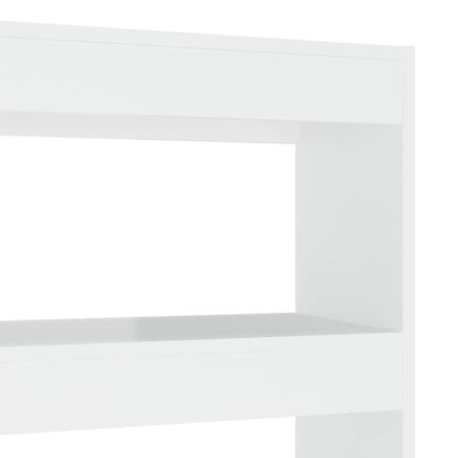 Bokhylla Högglans Vit 100x30x135 cm