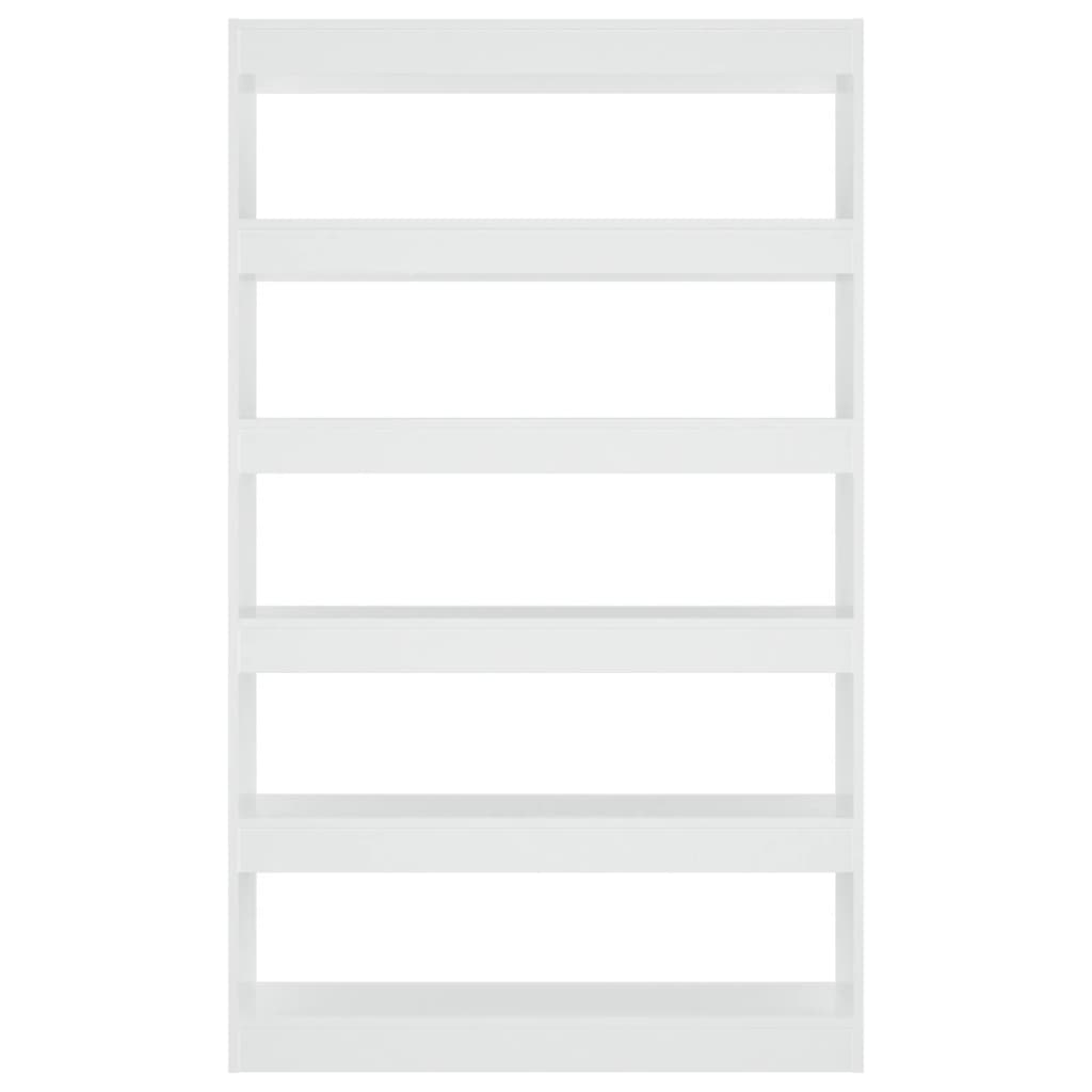 Bokhylla Vit Rumsavdelare 100x30x166 cm