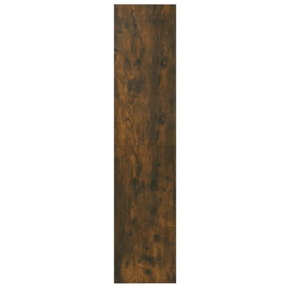 Bokhylla Rökfärgad Ek Rumsavdelare 60x30x135 cm