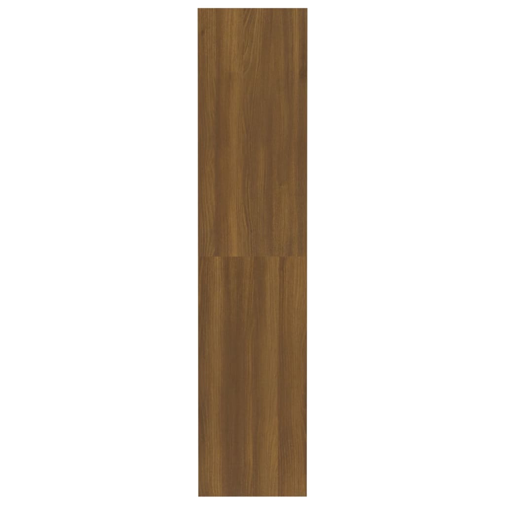 Bokhylla Brun Ek 80x30x135 cm