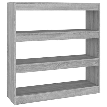 Bokhylla Sonoma Grå Rumsavdelare 100x30x103 cm