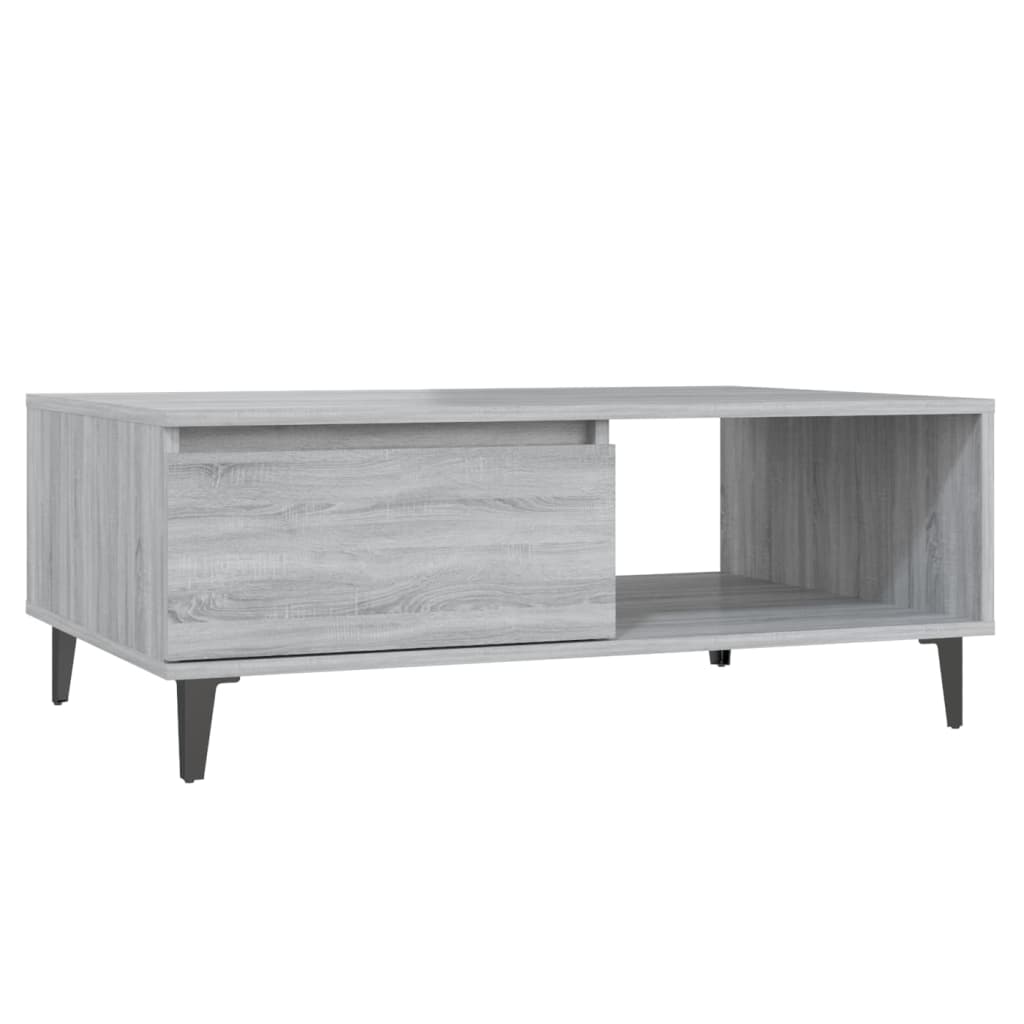 Soffbord Sonoma Grå 90x60x35 cm