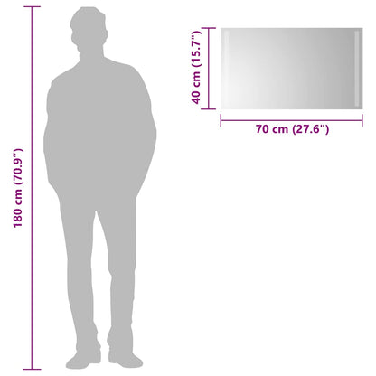 Badrumsspegel LED 70x40 cm