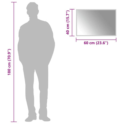 Badrumsspegel LED 60x40 cm