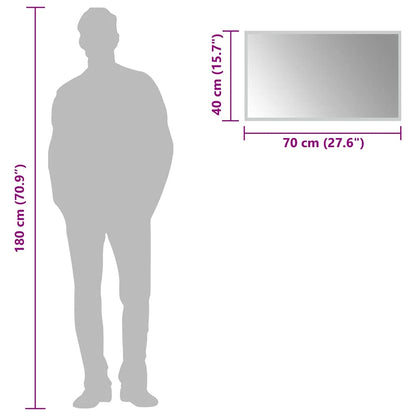 Badrumsspegel LED 70x40 cm