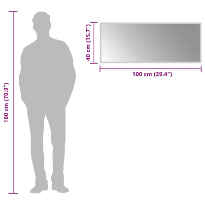 Badrumsspegel LED 100x40 cm