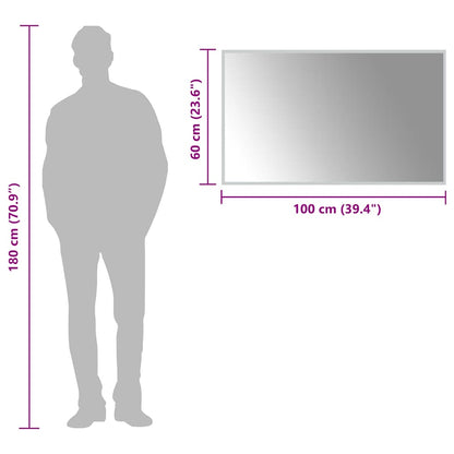 Badrumsspegel LED 100x60 cm
