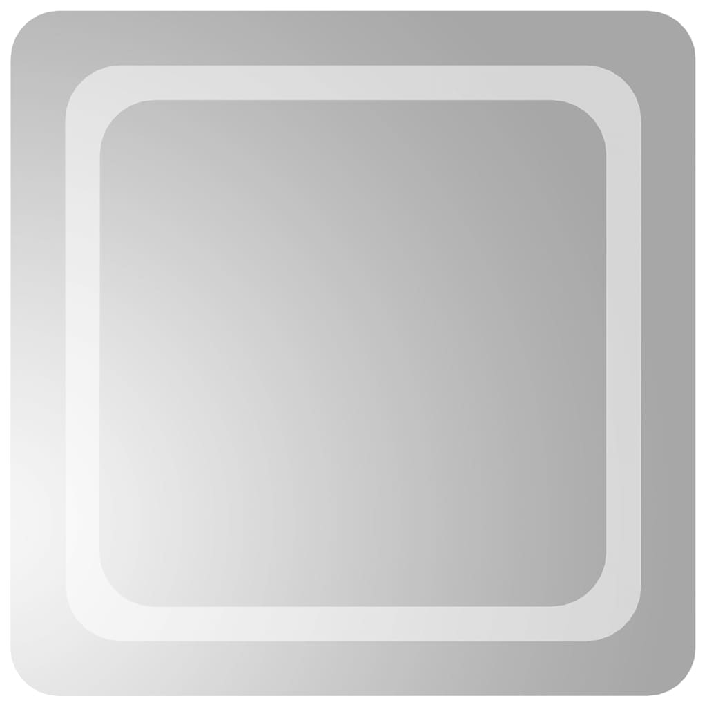 Badrumsspegel LED 50x50 cm