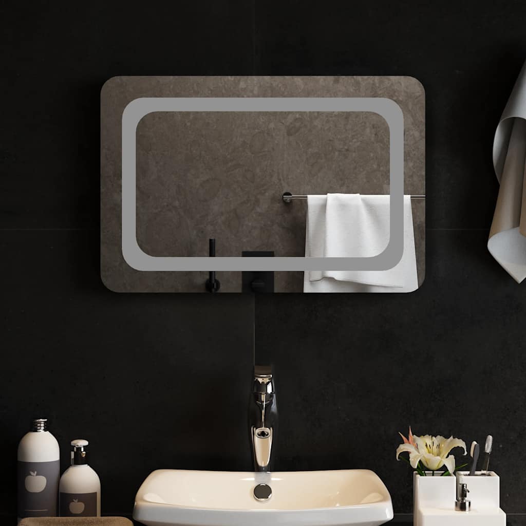 Badrumsspegel LED 60x40 cm