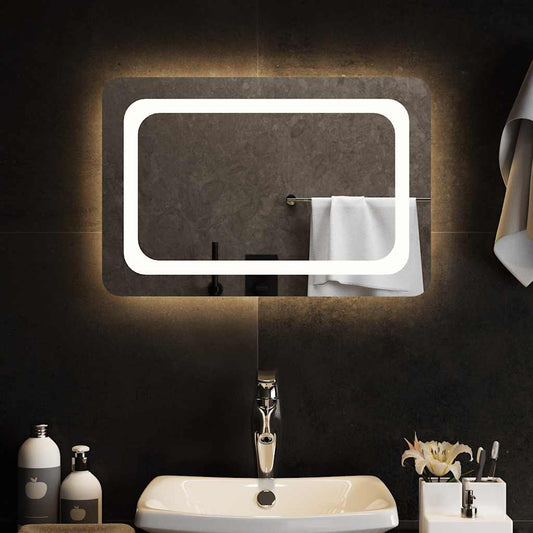 Badrumsspegel LED 60x40 cm