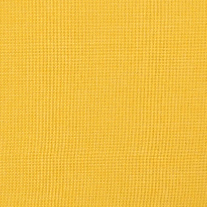 Vilstol med fotstöd senapsgul tyg