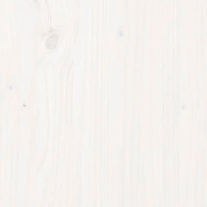 Bokhylla Vit Rumsavdelare 60x35x160 cm massiv furu