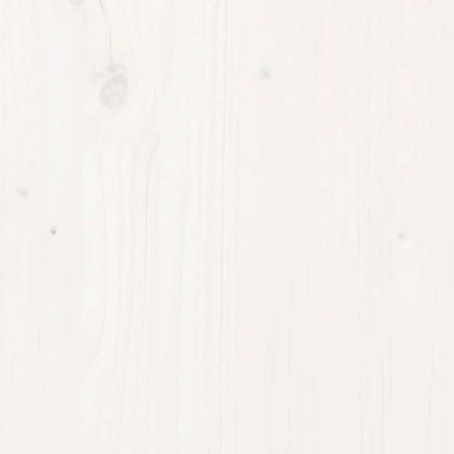 Skänk vit 39x35x80 cm massiv furu