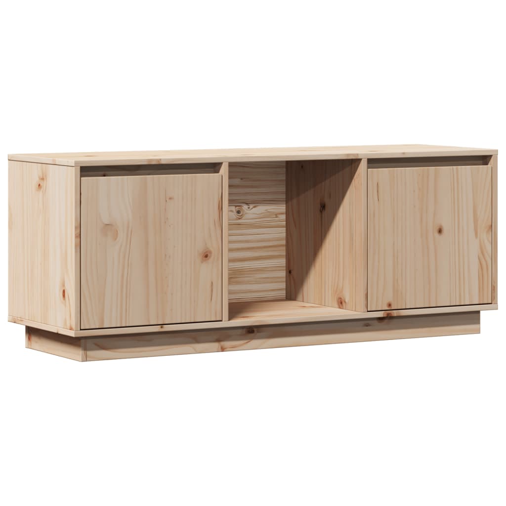 TV-Möbel Trä TV-Bänk 110,5x35x44 cm massiv furu