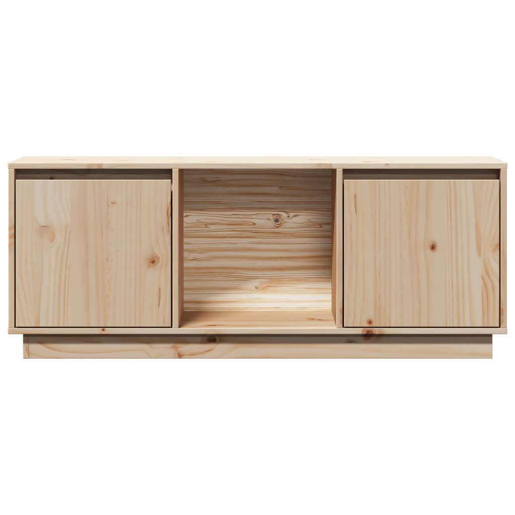 TV-Möbel Trä TV-Bänk 110,5x35x44 cm massiv furu