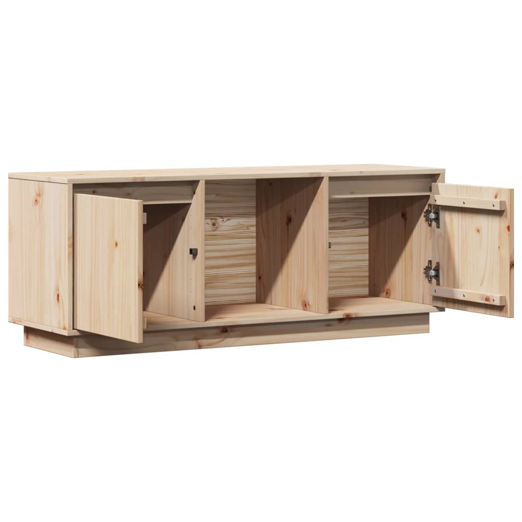 TV-Möbel Trä TV-Bänk 110,5x35x44 cm massiv furu