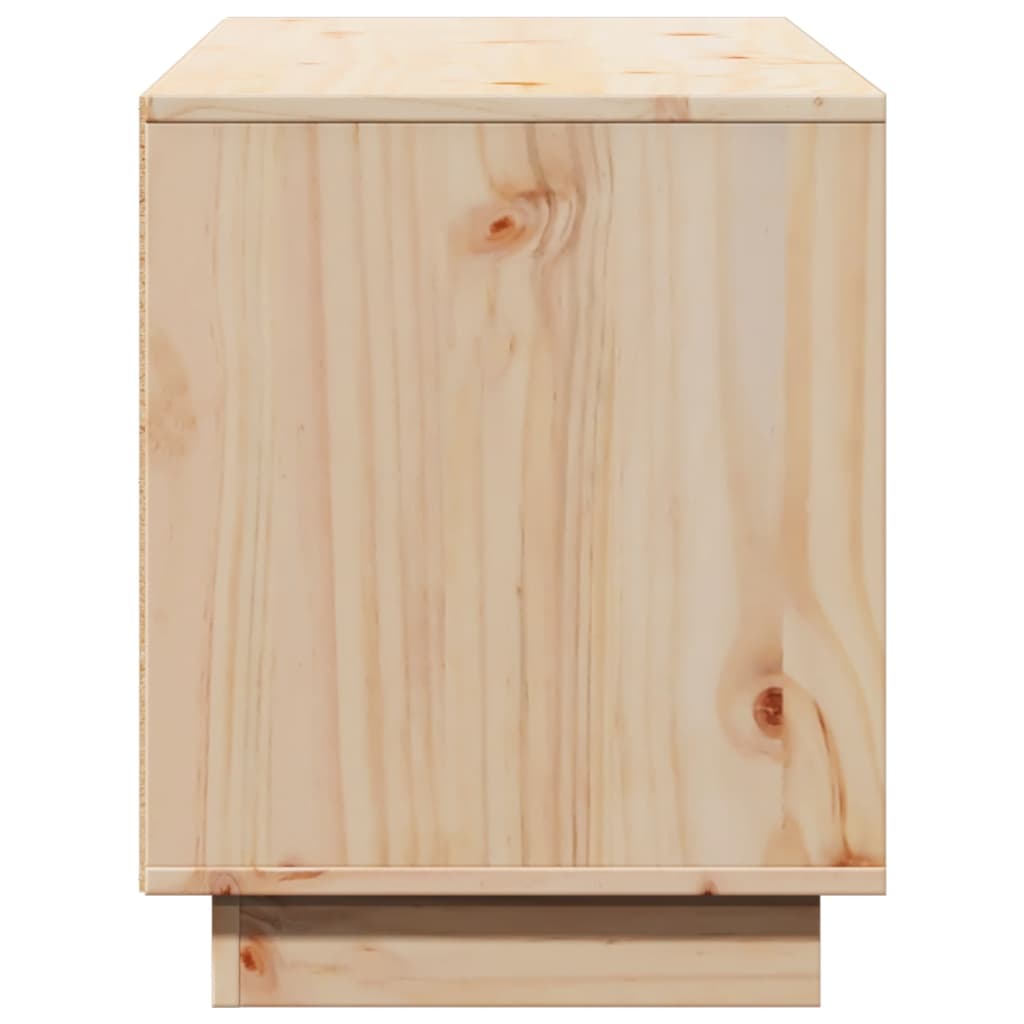 TV-Möbel Trä TV-Bänk 110,5x35x44 cm massiv furu