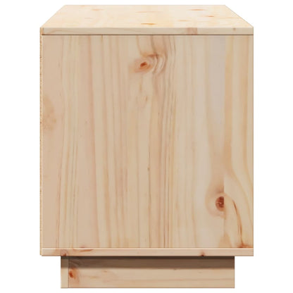 TV-Möbel Trä TV-Bänk 110,5x35x44 cm massiv furu