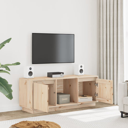 TV-Möbel Trä TV-Bänk 110,5x35x44 cm massiv furu