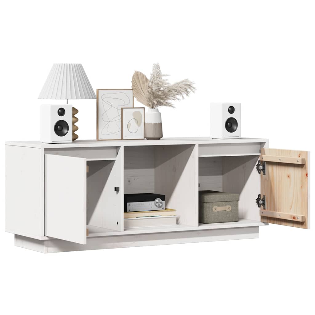 TV-Möbel Vit TV-Bänk 110,5x35x44 cm massiv furu