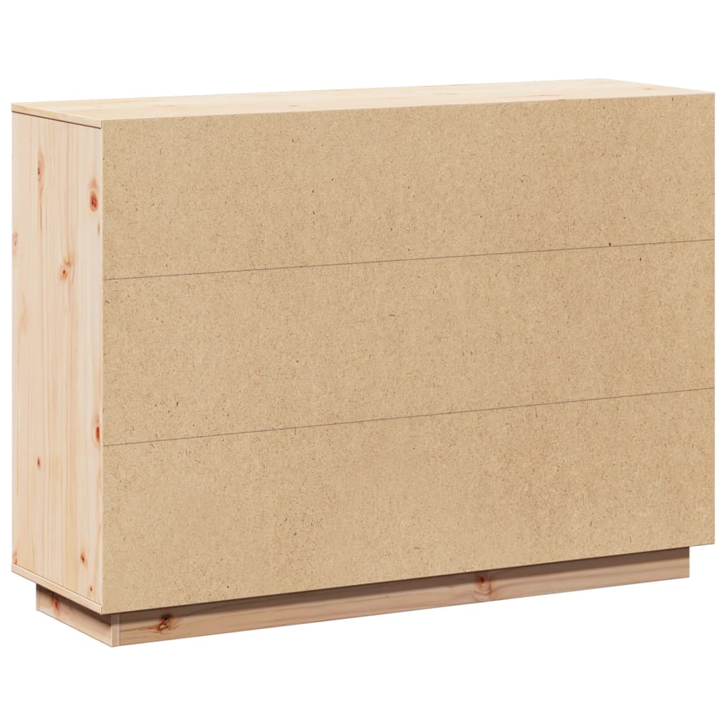 Skänk Trä 110,5x35x80 cm massiv furu