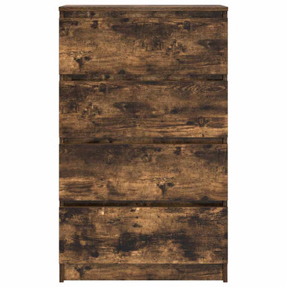 Byrå Rökfärgad Ek 60x35x98,5 cm