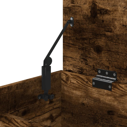 Förvaringskista Rökfärgad Ek 84x42x46 cm