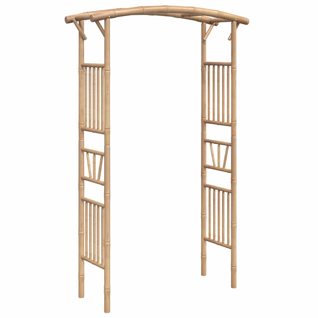 Utomhus Blomställning Växtstöd Rosenbåge bambu 118x40x187 cm