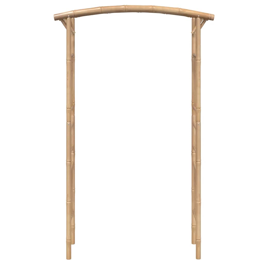 Utomhus Blomställning Växtstöd Rosenbåge bambu 118x40x187 cm