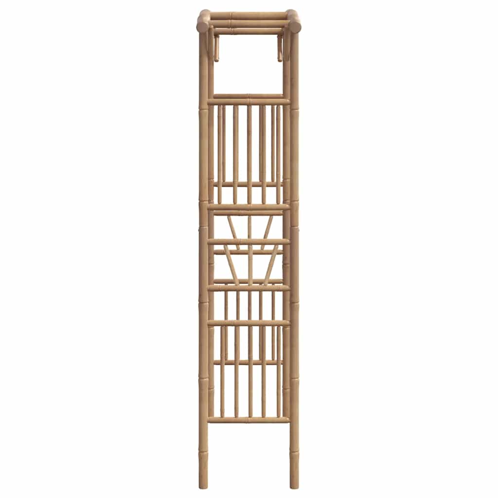 Utomhus Blomställning Växtstöd Rosenbåge bambu 118x40x187 cm