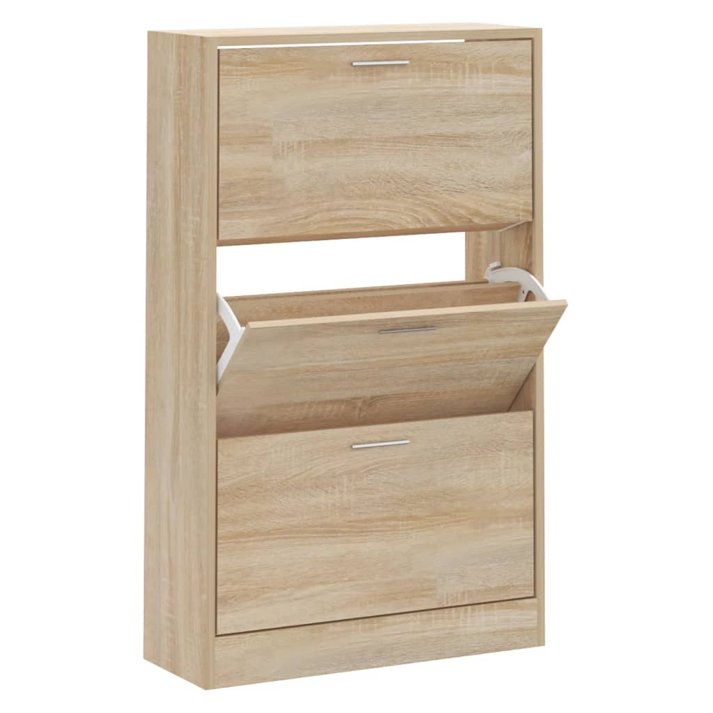 Skoställ Sonoma Ek Skohylla 63x24x103 cm