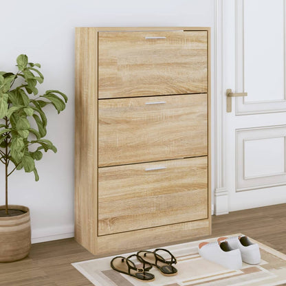 Skoställ Sonoma Ek Skohylla 63x24x103 cm