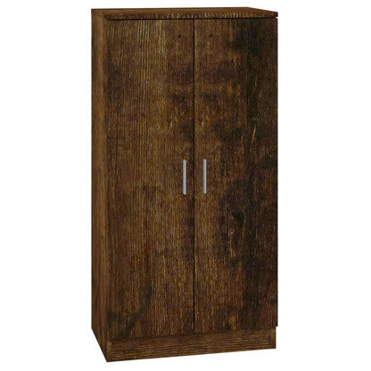 Skoställ Rökfärgad Ek 55x35x108 cm