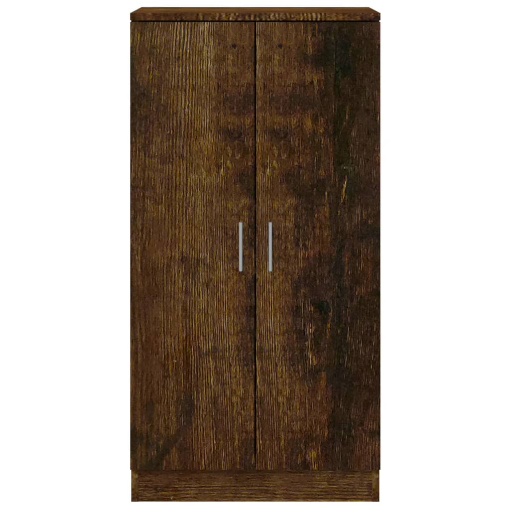 Skoställ Rökfärgad Ek 55x35x108 cm