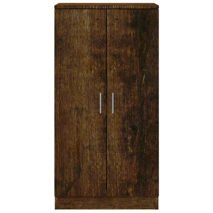 Skoställ Rökfärgad Ek 55x35x108 cm