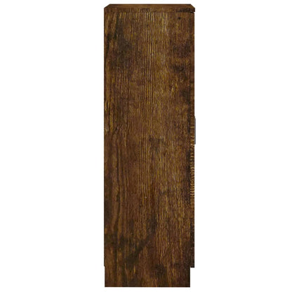 Skoställ Rökfärgad Ek 55x35x108 cm