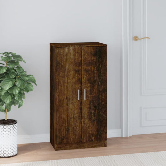 Skoställ Rökfärgad Ek 55x35x108 cm