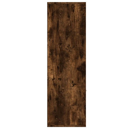 Bokhylla Rökfärgad Ek 98x30x98 cm