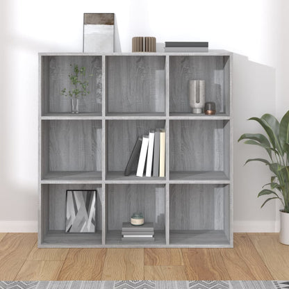 Bokhylla Sonoma Grå 98x29x97,5 cm