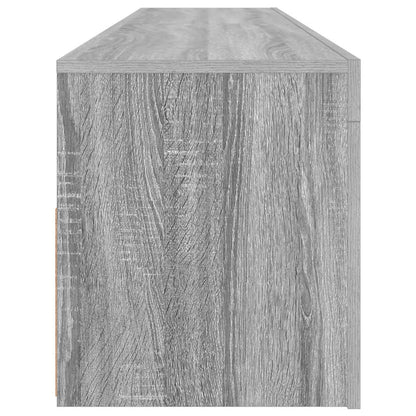 TV-Möbel Sonoma Grå TV-Bänk LED 120x35x40 cm