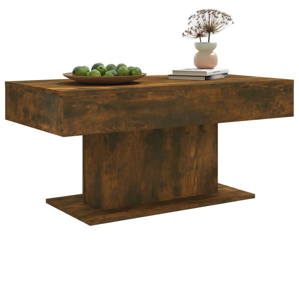 Soffbord Rökfärgad Ek 96x50x45 cm